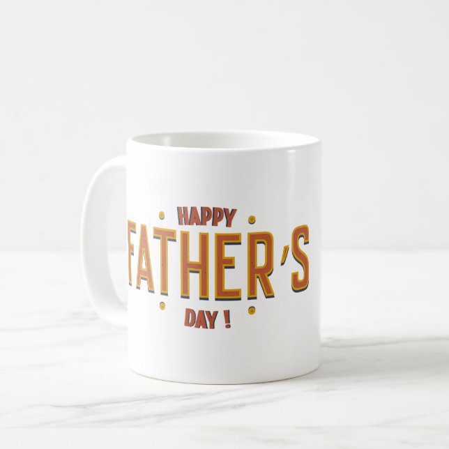 Happy Father's Day – Heartfelt Gift for the World' Coffee Mug (Front Left)