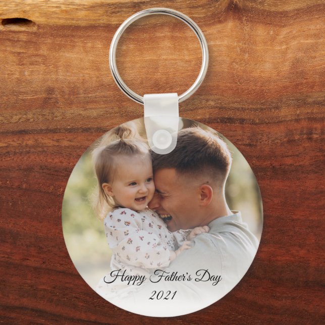 happy fathers day  ,holiday photo stylish key ring (Front)