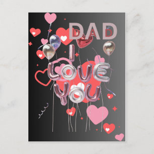 HAPPY FATHER'S DAY HOLIDAY POSTCARD