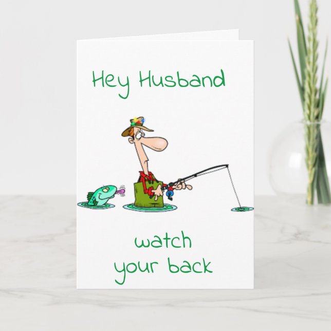 ***HAPPY FATHER'S DAY*** HUSBAND CATCH THE BIG ONE CARD (Front)