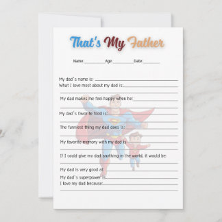 HAPPY FATHER'S DAY INVITATION