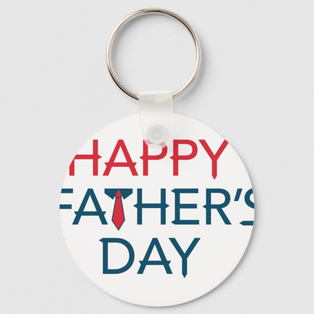 Happy Fathers Day Key Ring (Front)