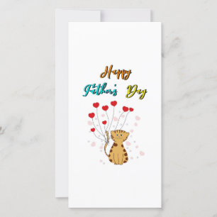 Happy Father's Day Kitty Dad Daddy Gift Cat Father Announcement
