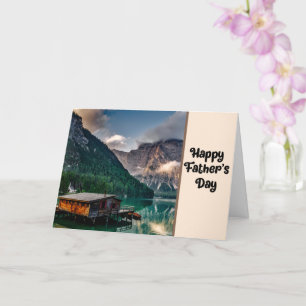Happy Father's Day Lake Scene Card