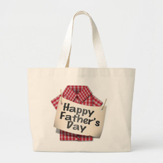 Happy Fathers Day ! Large Tote Bag