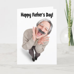 Happy Father's Day Laughing Dad Jokes Humour Holiday Card