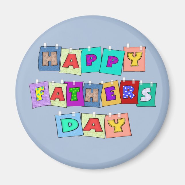 Happy Fathers Day Magnet (Front)