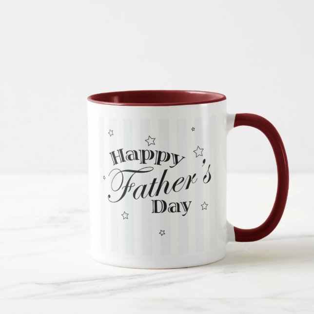 Happy Father's Day Message Mug (Right)