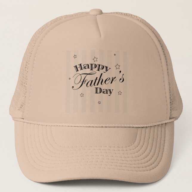 Happy Father's Day Message Trucker Hat (Front)
