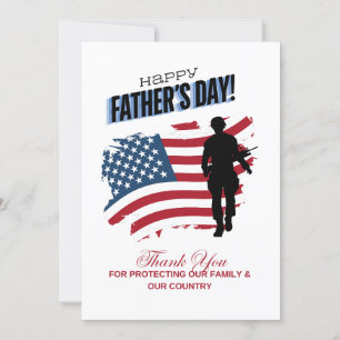 Happy Father's Day Military Card