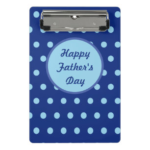 Happy Father's Day Mini Clipboard (Navy)