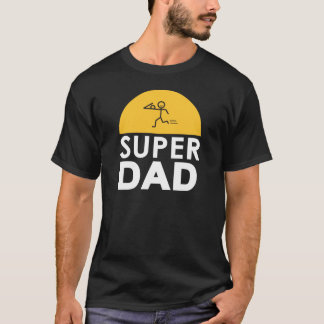 Happy Father's Day Modern Design "SUPER DAD" T-Shirt