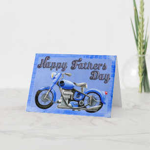 Happy Fathers Day Motorcycle Card