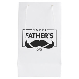 Happy Father's Day Moustache   Gift Bag