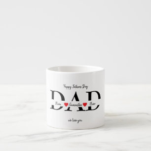 Happy Father's Day Mug with Kids' Names