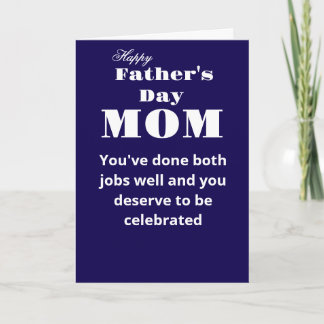 Happy Father's day, Mum Card