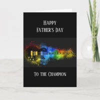 Happy Father's Day Musician Music Guitar