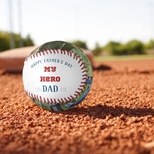 Happy Father's Day My Hero Photo Baseball