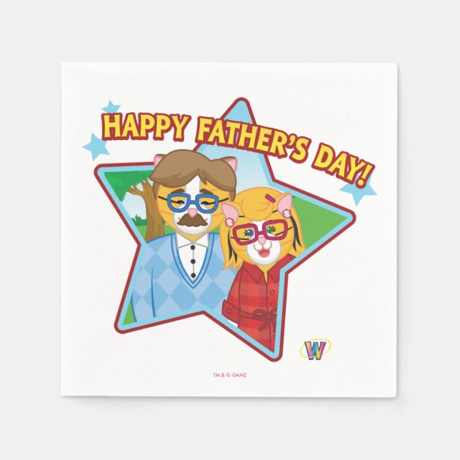 Happy Father's Day! Napkin (Front)
