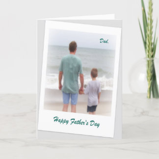 Happy Father's Day Ocean Greeting Card