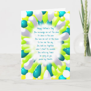 Happy Father's Day Original Poetry Greeting Card