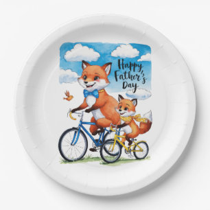 Happy Father's Day Paper Plate