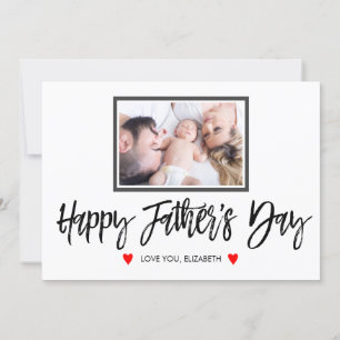 Happy Fathers Day Personalised with Photo Card