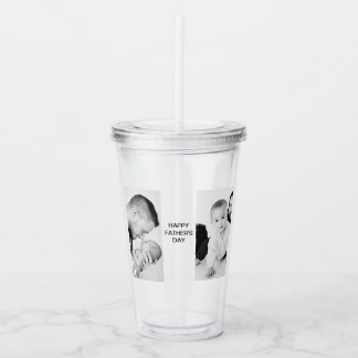 Happy FATHER'S DAY PHOTO  Acrylic Tumbler