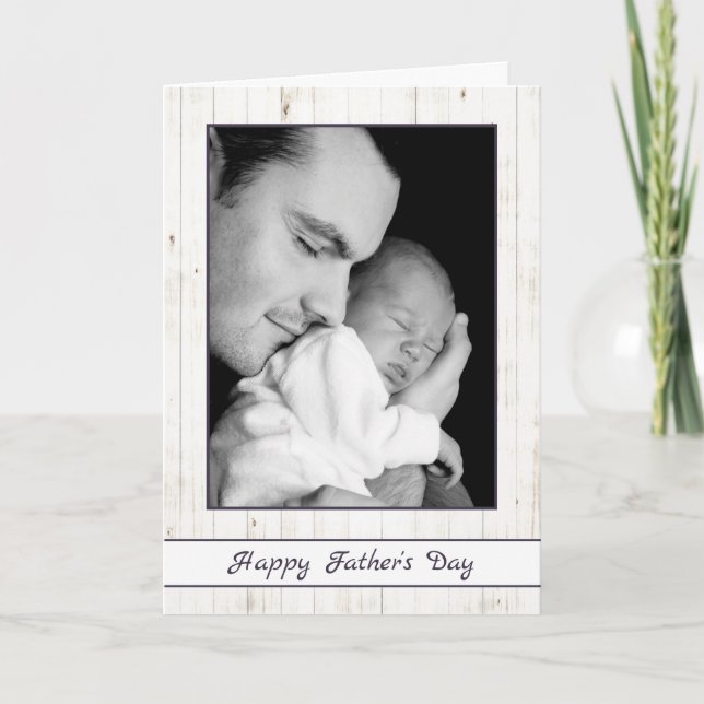Happy Father's Day Photo Card (Front)