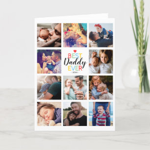 Happy Father's Day Photo Collage Card