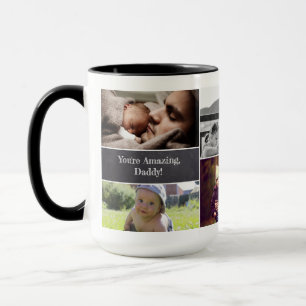 Happy Father's day Photo collage Personalised Mug