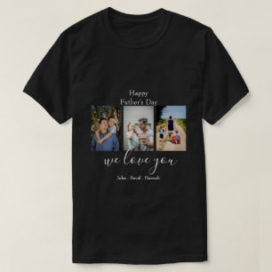 Happy Father's DAY Photo Collage T-Shirt
