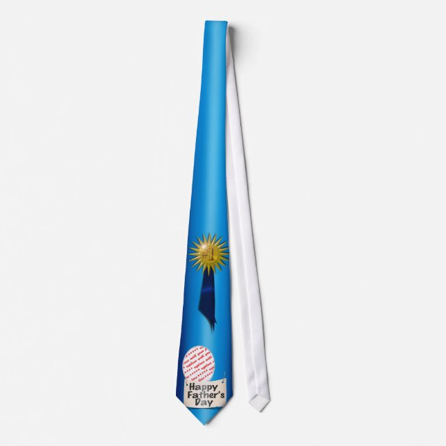 Happy Father's Day Photo Frame Tie (Front)