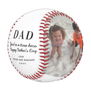 Happy Fathers Day Photo Keepsake Personalised Baseball