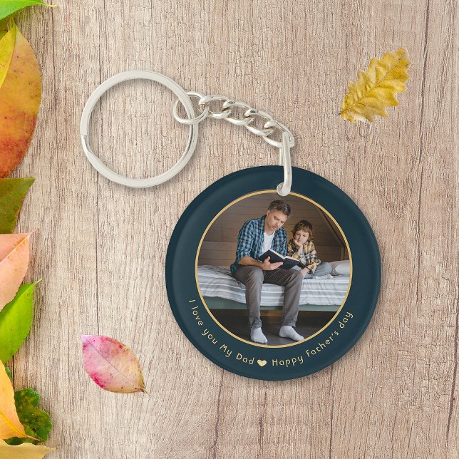 Happy Father's day photo keychain (Creator Uploaded)
