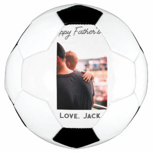 Happy father's day photo modern love simple father football