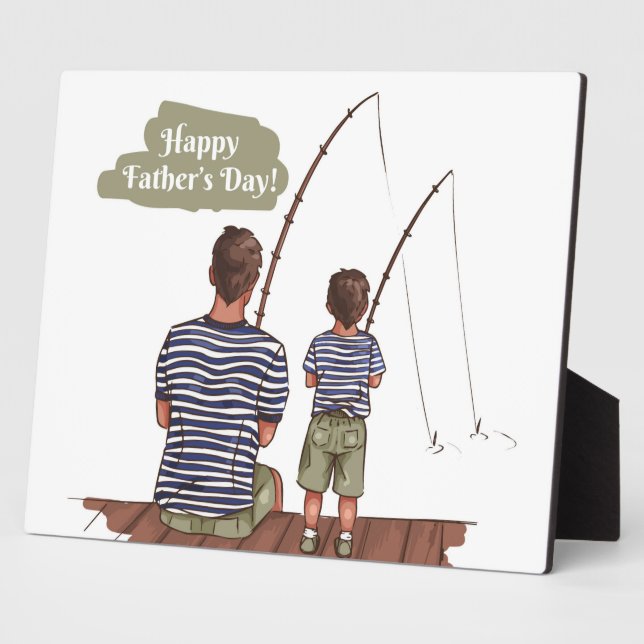 Happy Father's Day Plaque (Side)