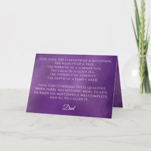 Happy Father's Day Poem Card