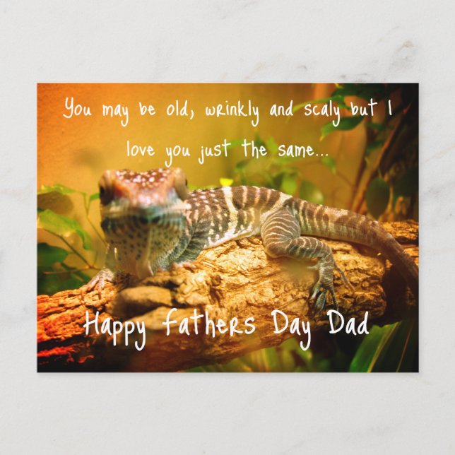 Happy Fathers Day Postcard (Front)