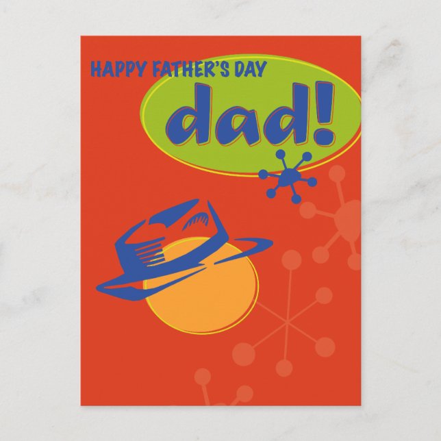 Happy Father's Day Postcard (Front)
