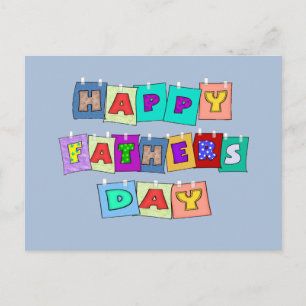 Happy Fathers Day Postcard