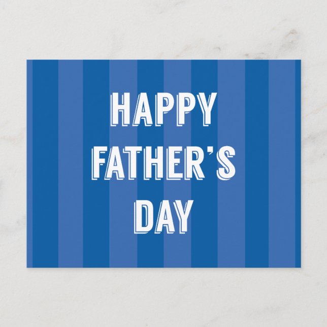 Happy Father's Day Postcard (Front)