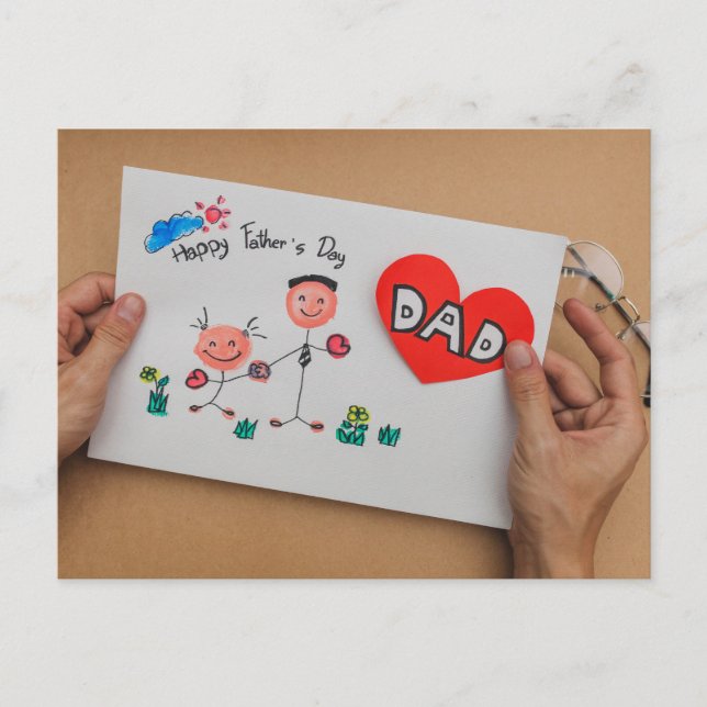 Happy Father's Day Postcard (Front)