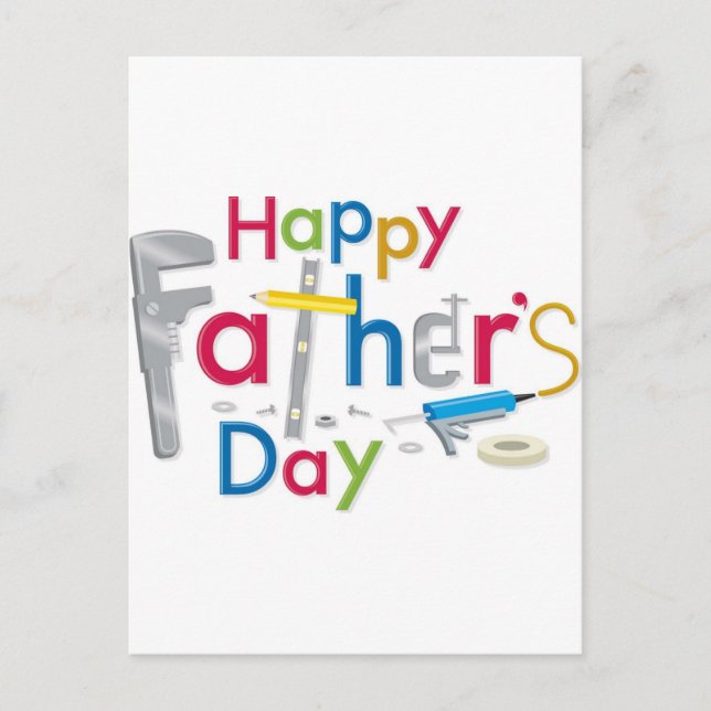 happy father's day postcard (Front)