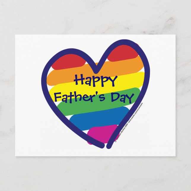 Happy Father's Day Postcard (Front)