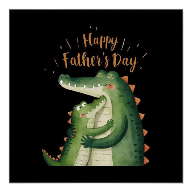 Happy Father's Day Poster (Front)