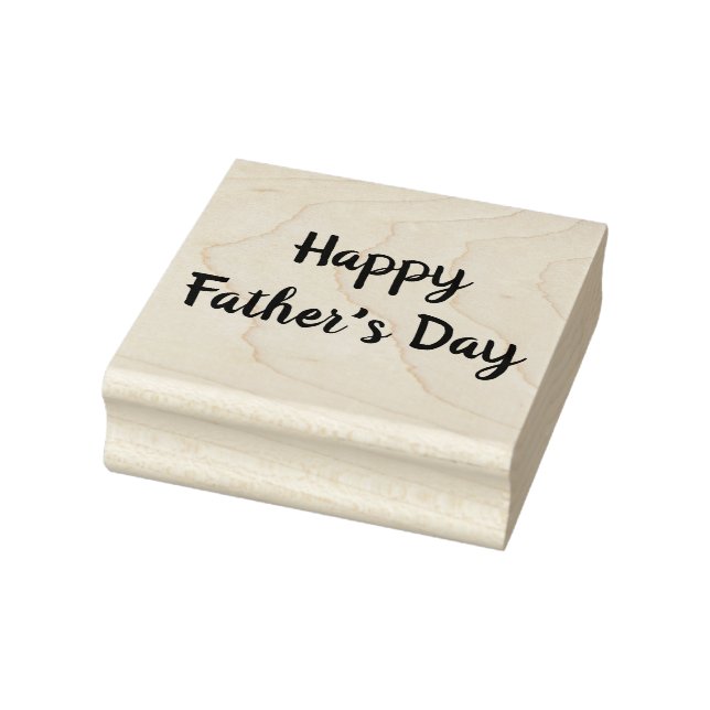 Happy Father's Day Rubber Stamp (Stamp)