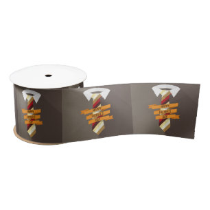 Happy Father's Day Satin Ribbon