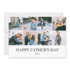 Happy Father's Day Simple Elegant Photo