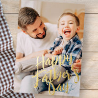 Happy Father's Day Simple Modern Custom Photo